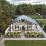 letni dom w stylu modern farmhouse