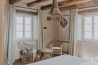 styl rustykalny sypialnia