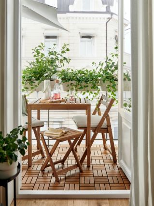 podłoga na balkon w bloku