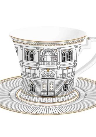 Filiżanka porcelanowa ze spodkiem Palazzo 350ml