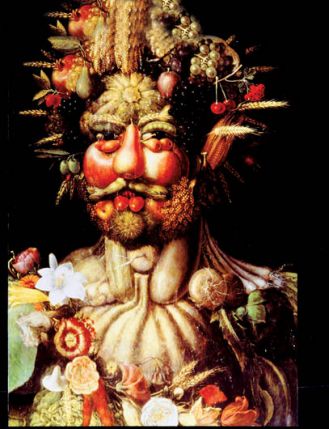 Vertumnus (portret Rudolfa II) , 1590 r., Giuseppe Arcimboldo, fot. FORUM