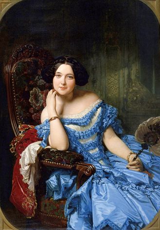 Federico de Madrazo, Amalia de Llano y Dotres, hrabina de Vilches , 1853 r.