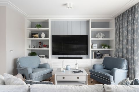 apartament w stylu hamptons