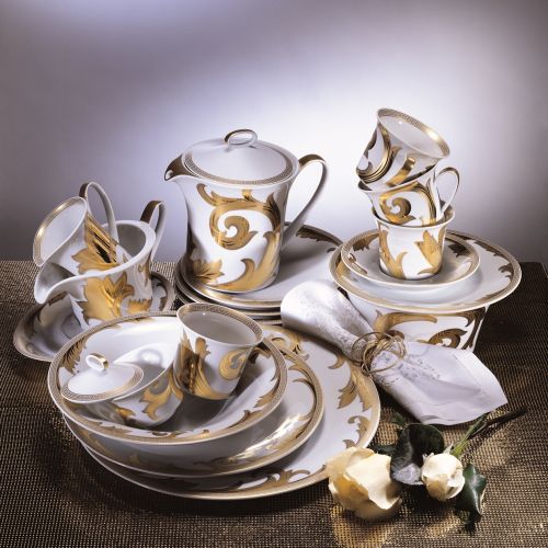 Porcelana Rosenthal Versace Arabesque Gold