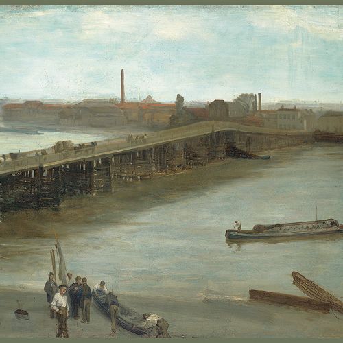 Brąz i srebro: stary most Battersea , 1859-1863 r.