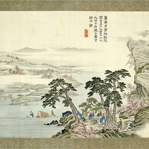 Chińska saga z Wuyu , Hara Zaichu, 1837 r. The British Museum