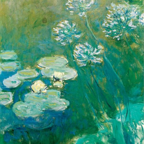 Claude Monet, Nenufary i agapanty , 1914-17 r., AKG/East News