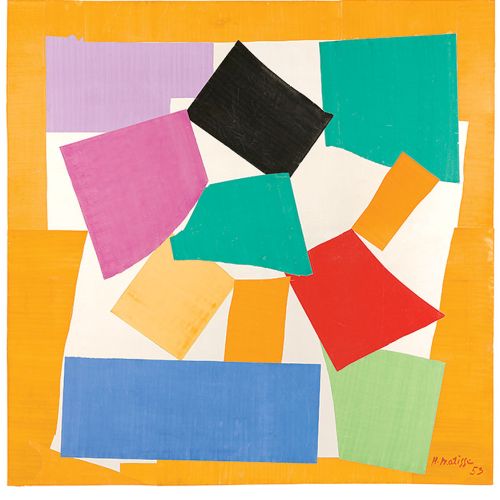 Henri Matisse Ślimak , 1953 r. Pędzlem i nożyczkami