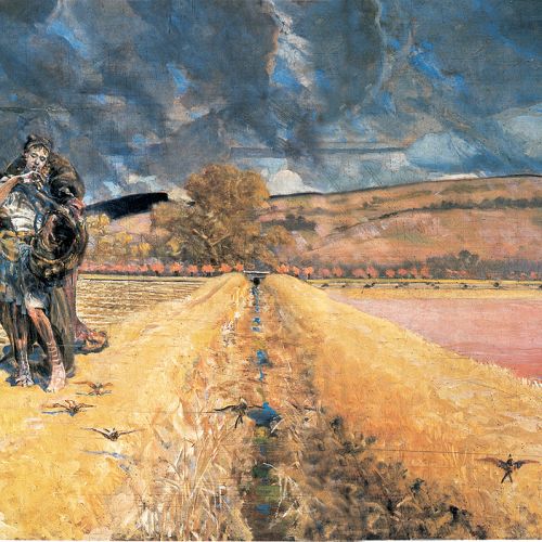 Jacek Malczewski Święta Agnieszka , 1920-1921 r., Muzeum Narodowe w Warszawie