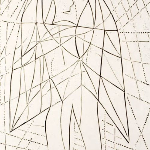 Jerzy Panek, Pastuch III , 1961 r., Medium