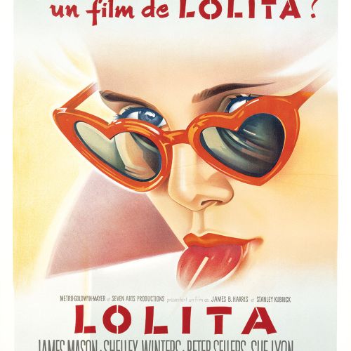 Plakat z filmu Lolita Stanleya Kubricka, Stany Zjednoczone, 1962 r.