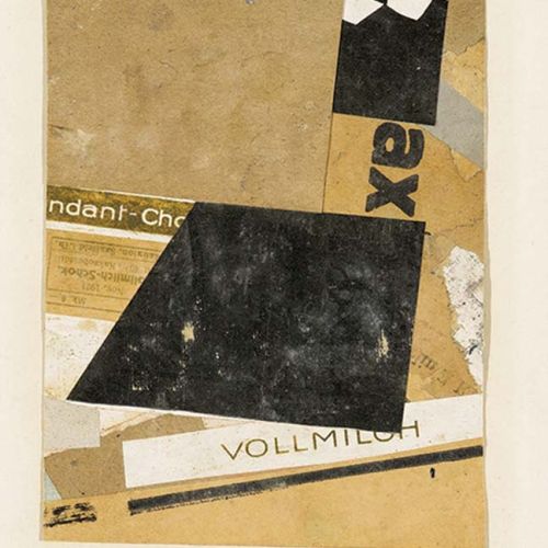 Kurt Schwitters Mleko pełne – projekt opakowania, 1928 r.