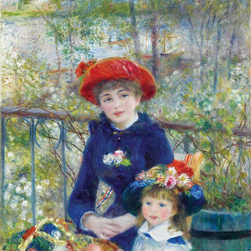 Pierre-Auguste Renoir Dwie siostry na tarasie , 1881 r.