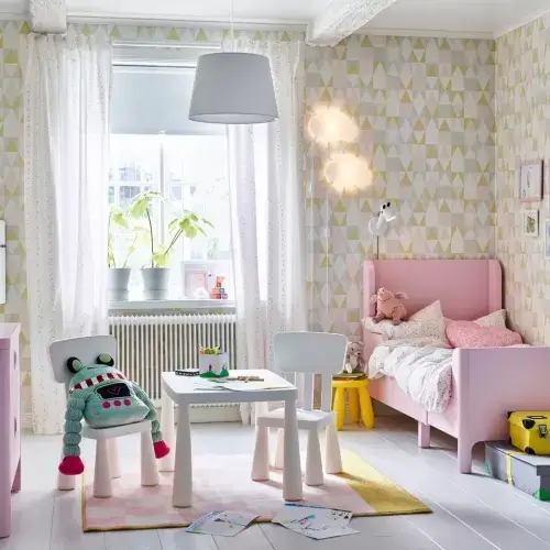 Pokój dla dziecka w pastelowych kolorach