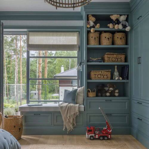 niebieski pokój dla dziecka