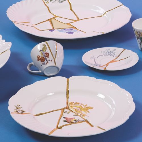 Prezent do domu: porcelana KINTSUGI, Seletti, czerwonamaszyna.pl