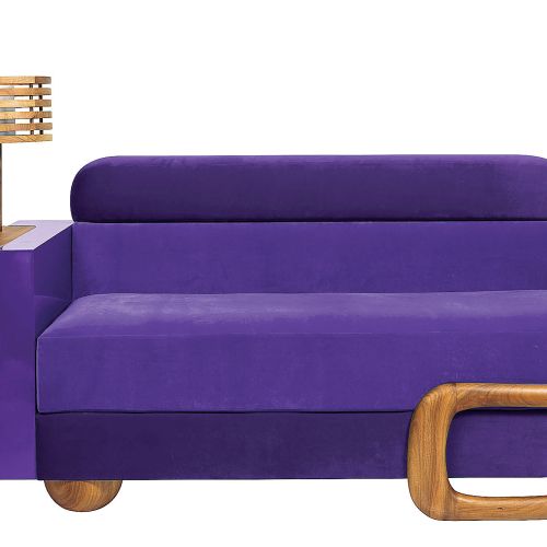 Sofa z lampą Convoitise Love Seat. Mistrzowie dizajnu: Géraldine Prieur