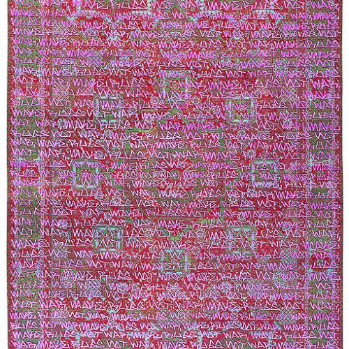 Tagged z napisem Make rugs, not war , JAN KATH