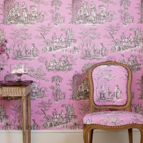 Tapeta i tkanina z kolekcji Baleroy. Stylizacja firmy Manuel Canovas. IMPRESJE HOME COLLECTION