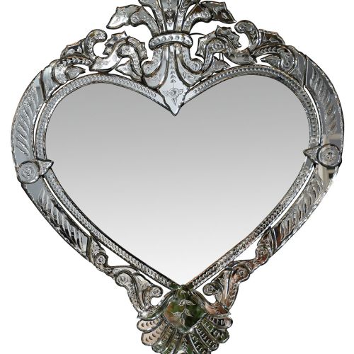 Venetian Heart Mirror, wym. 62 x 85 cm, 850 dol., st-barts.com.au