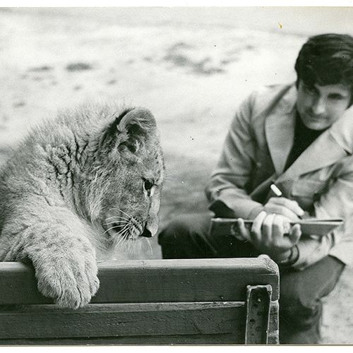 W warszawskim zoo, 1973 r. Zwierzęta małe i duże