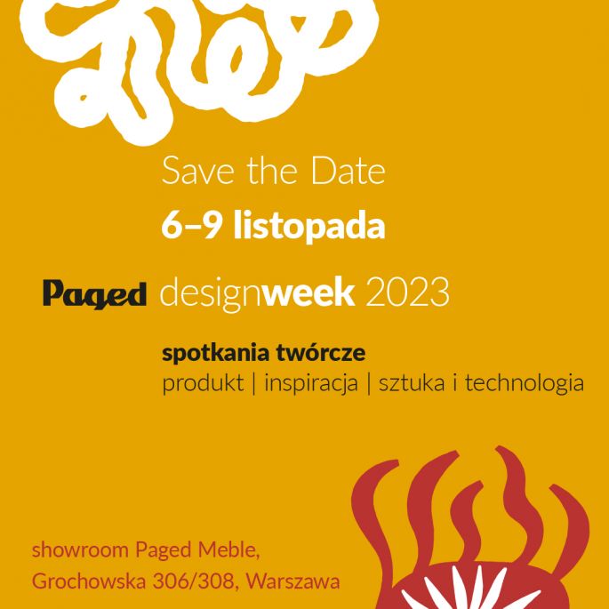 paged design week 6-9 listopada 2023 w warszawie