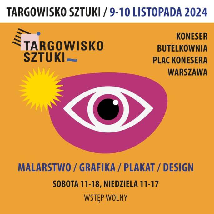 targowisko sztuki już 9-10 listopada w koneserze