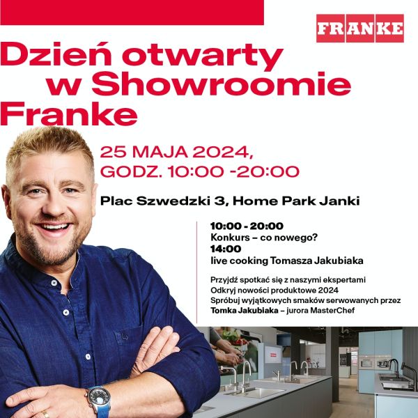 dzień otwarty w showroomie franke 25 maja