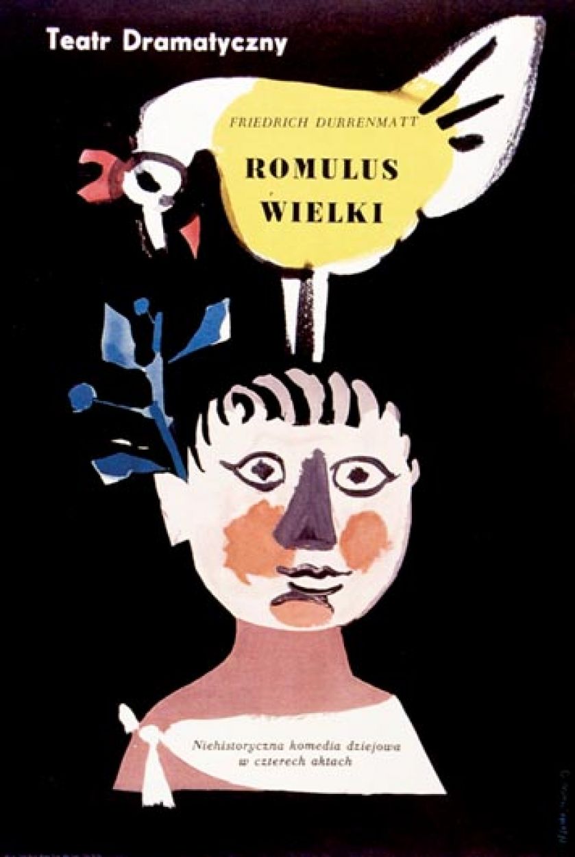 Henryk Tomaszewski, Romulus , 1969 r., GALERIA PLAKATU W BUW, WW. POSTER.PL