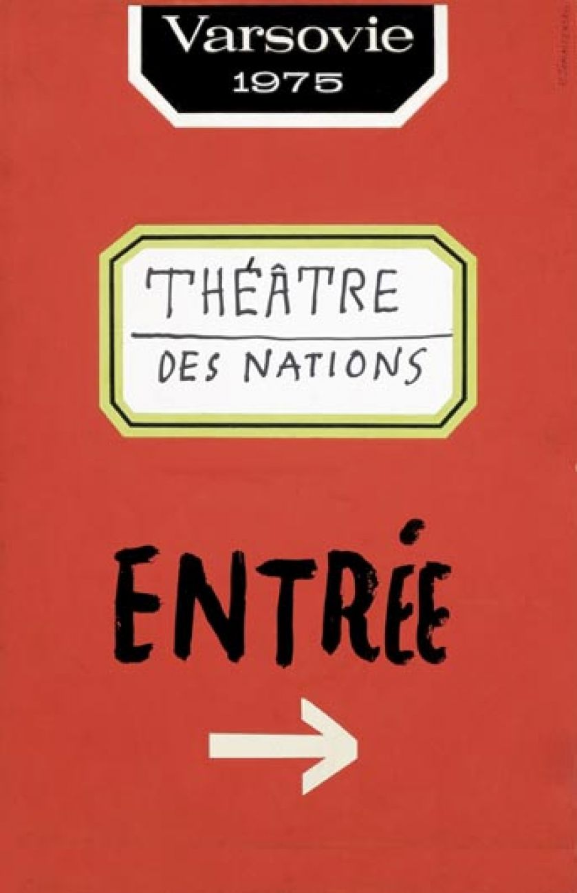 Henryk Tomaszewski, Théâtre des Nations, Varsovie , 1975 r., GALERIA GRAFIKI I PLAKATU