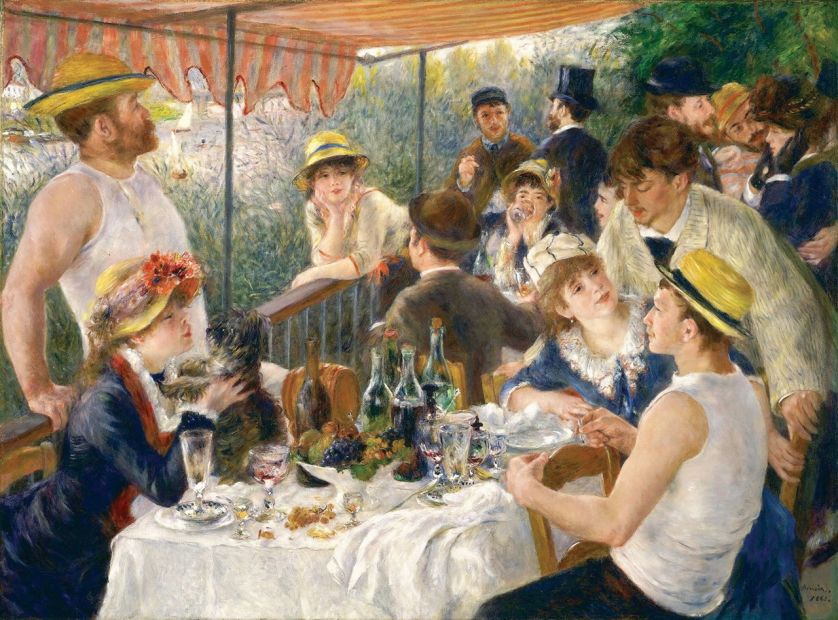 Pierre-Auguste Renoir Śniadanie wioślarzy , lata 1880-1881