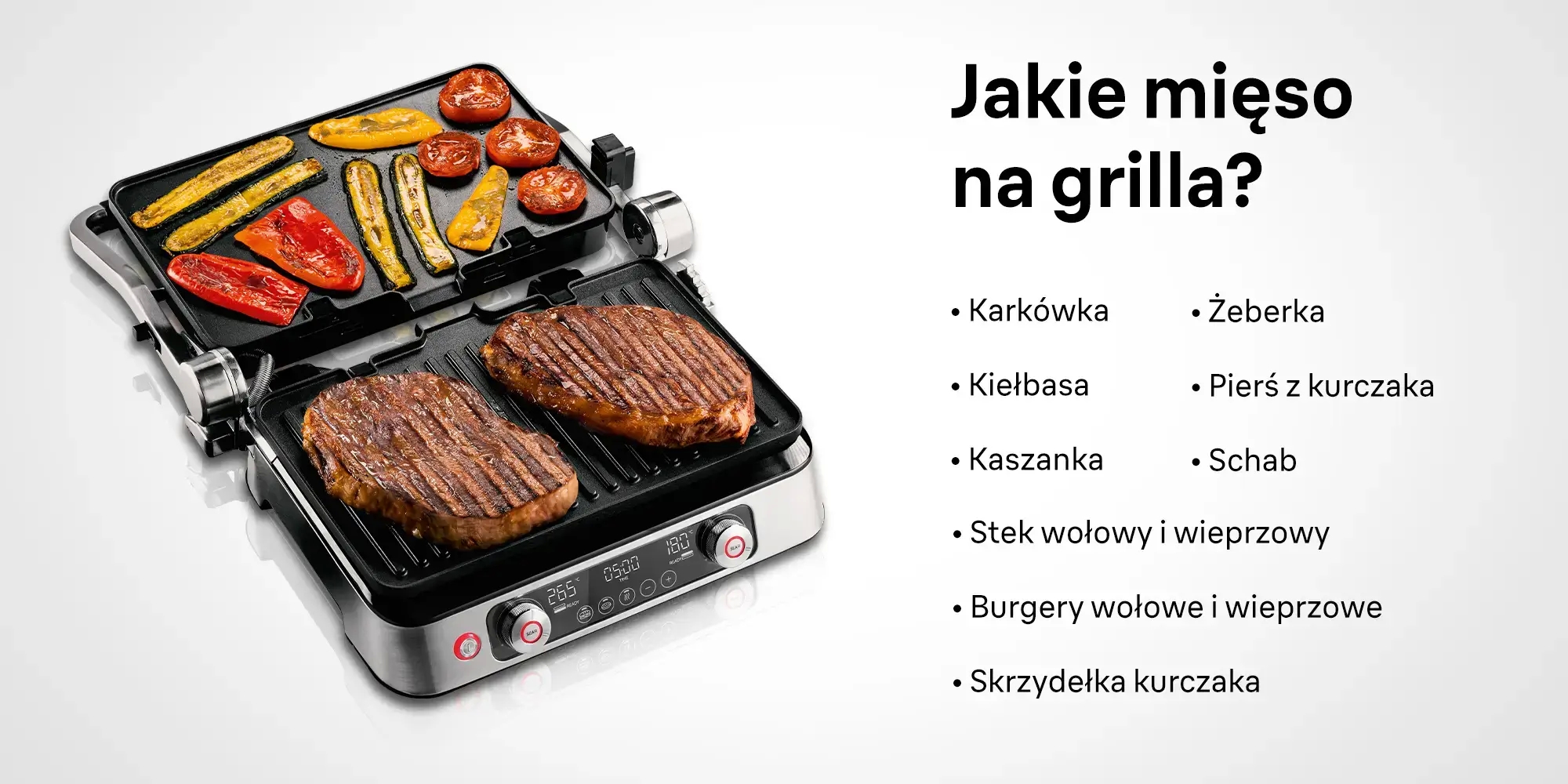 Jakie mięso na grilla? Infografika